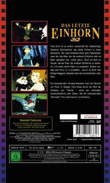 Das letzte Einhorn (3D Blu-ray im Mediabook), 2 Blu-ray Discs