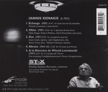 Iannis Xenakis (1922-2001): Echange f.Baßklarinette &amp; Ensemble, CD