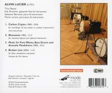 Alvin Lucier (geb. 1931): Broken Line, CD
