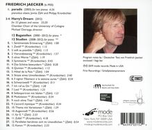 Friedrich Jaecker (geb. 1950): 12 Bagatellen &amp; 12 Studien für Klavier, CD