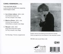 Carol Robinson (geb. 1956): The Weather Pieces, CD
