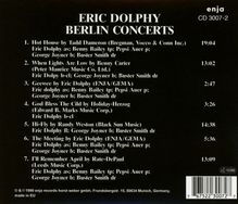 Eric Dolphy (1928-1964): Berlin Concerts, CD