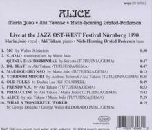 Aki Takase (geb. 1948): Alice - Live 1990, CD