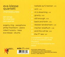 Eva Klesse (geb. 1986): Miniatures, CD