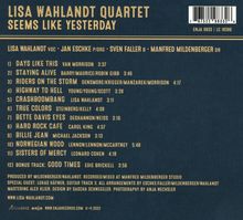 Lisa Wahlandt (geb. 1971): Seems Like Yesterday, CD