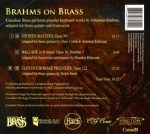 Canadian Brass - Brahms on Brass, CD