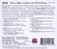 Rebecca Kilgore (geb. 1949): Lovefest At The Pizzarelli Par, CD