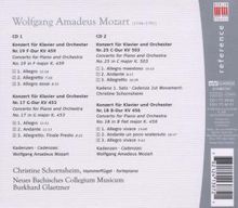 Wolfgang Amadeus Mozart (1756-1791): Klavierkonzerte Nr.17-19,25, 2 CDs