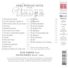 Ernst Hermann Meyer (1905-1988): Lieder, CD