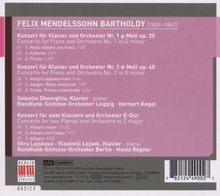 Felix Mendelssohn Bartholdy (1809-1847): Klavierkonzerte Nr.1 &amp; 2, CD