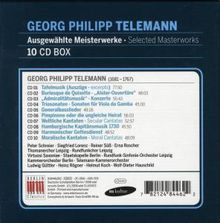 Georg Philipp Telemann (1681-1767): Telemann - Ausgewählte Meisterwerke, 10 CDs