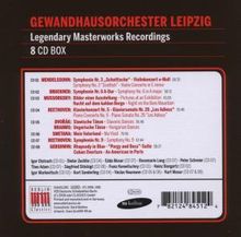 Gewandhausorchester - Legendary Masterworks Recordings, 8 CDs