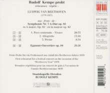 Rudolf Kempe probt Beethoven, CD