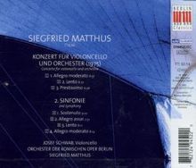 Siegfried Matthus (1934-2021): Symphonie Nr.2, CD