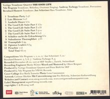 Vertigo Trombone Quartet: The Good Life, CD