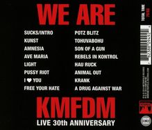 KMFDM: We Are (Live 30th Anniversary), CD