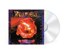 "Belly to Belly", "Volume One", "Warrant 96" auf CD-Cover, feurige orangefarbene Illustration, weiße CD sichtbar.
