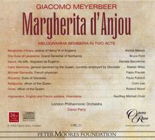 Giacomo Meyerbeer (1791-1864): Margherita d'Anjou, 3 CDs