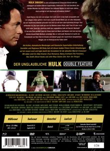 Der unglaubliche Hulk - Double Feature (Blu-ray &amp; DVD im Mediabook), 2 Blu-ray Discs und 2 DVDs