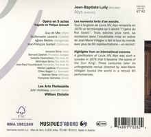 Jean-Baptiste Lully (1632-1687): Atys (Ausz.), CD