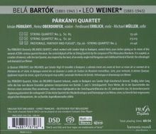 Bela Bartok (1881-1945): Streichquartette Nr.3 &amp; 4, Super Audio CD