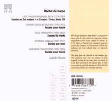 Isabelle Moretti,Harfe, CD