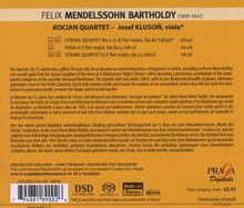 Felix Mendelssohn Bartholdy (1809-1847): Streichquintett Nr.2 op.87, Super Audio CD