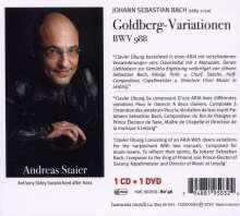 Johann Sebastian Bach (1685-1750): Goldberg-Variationen BWV 988, 1 CD und 1 DVD