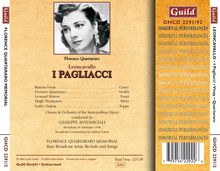 Ruggero Leoncavallo (1857-1919): Pagliacci, 2 CDs