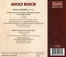 Johannes Brahms (1833-1897): Konzert für Violine,Cello &amp; Orchester h-moll op.102, CD