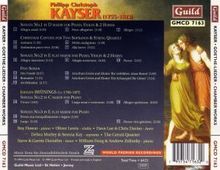 Philipp Christoph Kayser (1755-1823): Sonaten Nr.1 &amp; 2 für Klavier,Violine,2 Hörner, CD