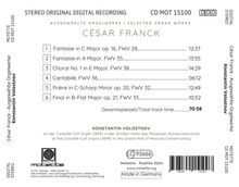 Cesar Franck (1822-1890): Orgelwerke, CD