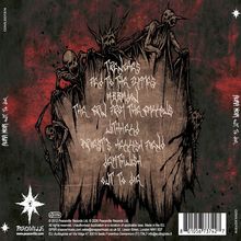 Es sind Titel wie "Trenches," "Fed to the Flames" in einer gruseligen Schrift, umgeben von geisterhaften Figuren.