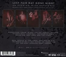 Katatonia: Last Fair Day Gone Night, 1 CD und 1 DVD