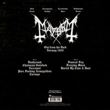 Mayhem: Out From The Dark: Norway 1989 (180g), LP