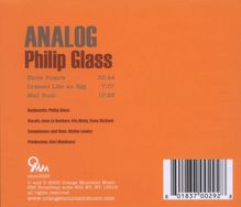 Philip Glass (geb. 1937): Kammermusik "Analog", CD