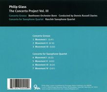 Philip Glass (geb. 1937): The Concerto Project III, CD