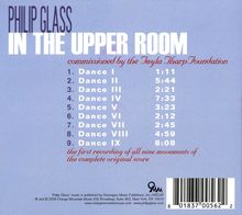 Philip Glass (geb. 1937): In The Upper Room (Filmmusik zum Ballett), CD