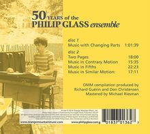 Philip Glass (geb. 1937): Werke "50 Years of the Philip Glass Ensemble", 2 CDs