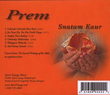 Snatam Kaur: Prem, CD
