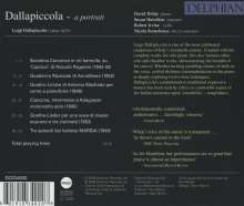 Luigi Dallapiccola (1904-1975): Klavierwerke &amp; Lieder "A Portrait", CD