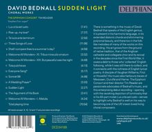 David Bednall (geb. 1979): Chorwerke "Sudden Light", CD