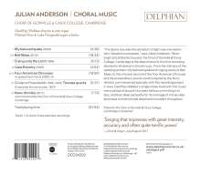 Julian Anderson (geb. 1967): Chorwerke, CD