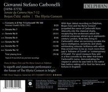 Giovanni Stefano Carbonelli (1690-1772): Sonate da Camera Nr.7-12, CD