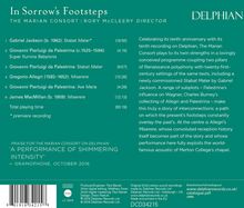 Marian Consort - In Sorrow's Footsteps, CD