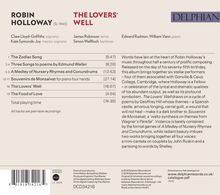 Robin Holloway (geb. 1943): The Lovers' Well, CD