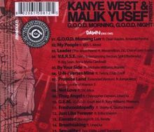 Kanye West &amp; Malik Yuse: G.O.O.D. Morning, G.O.O, CD