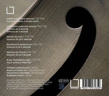 Girolamo Frescobaldi: Canzon prima. Giovanni Lulier: Sonata in A Minor. Henry Eccles: Sonata XI in G Minor. Geige in Nahaufnahme.