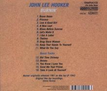 John Lee Hooker: Burnin', CD