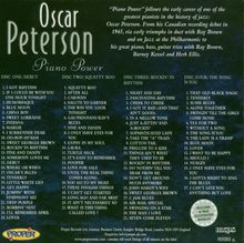 Oscar Peterson (1925-2007): Piano Power, 4 CDs